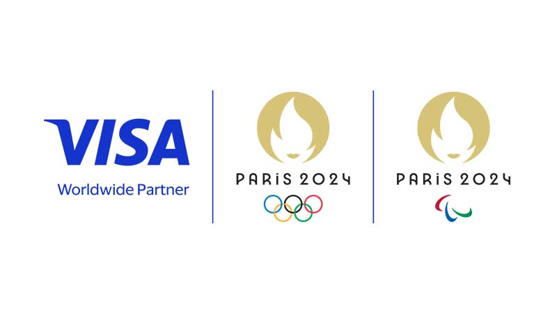 Visa Worldwide Partner, Paris 2024 Olympics and Paris 2024 Paralympic triposite logo