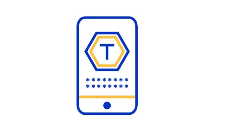 token on phone screen icon